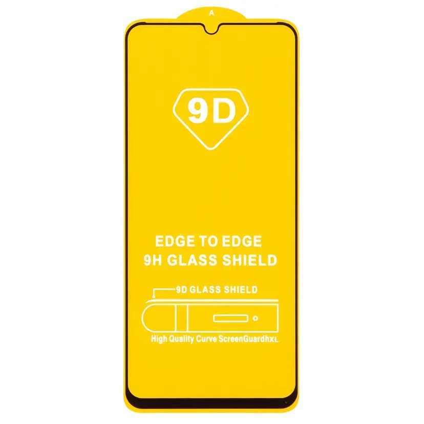 Защитное стекло - Full Glue 2.5D для Realme C51/C53/Note 50/60 4G/60x (black) — фото 2