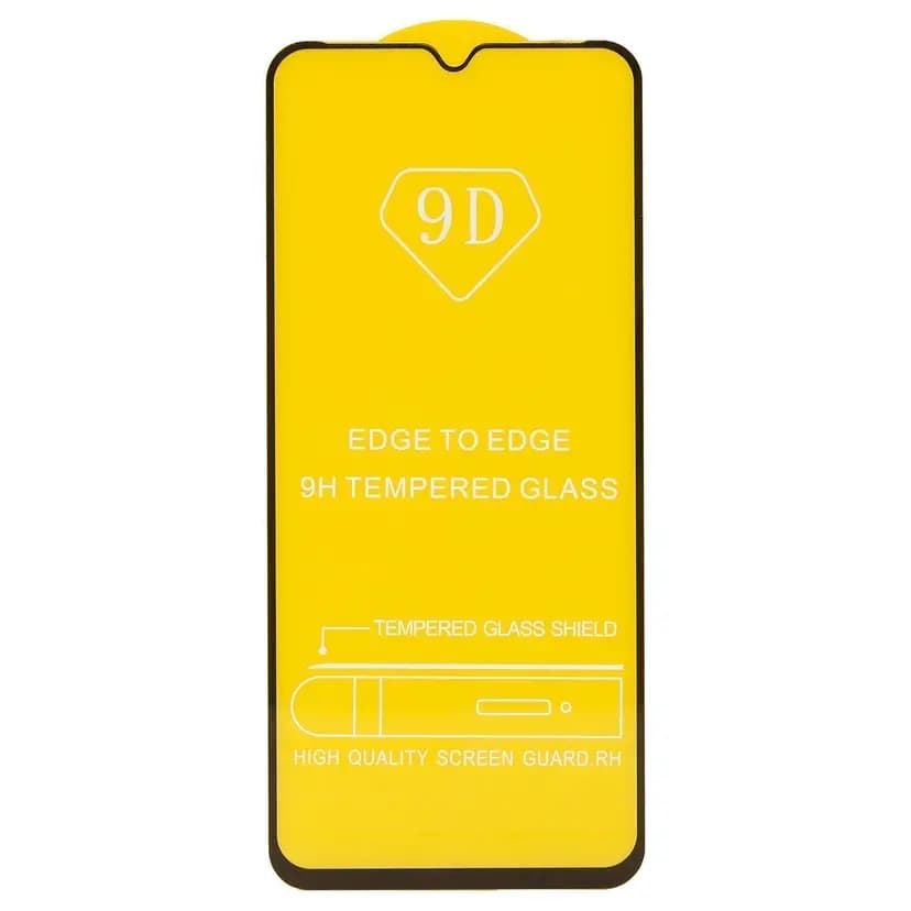 Защитное стекло - Full Glue 2.5D для Tecno Spark Go 2022/Spark 8C/Spark 9/Spark 10/Spark 10C/Pop 6 Pro/Pop 7/Infinix Smart 7 Plus/Hot 10 lite/Hot 30i (black) — фото 2