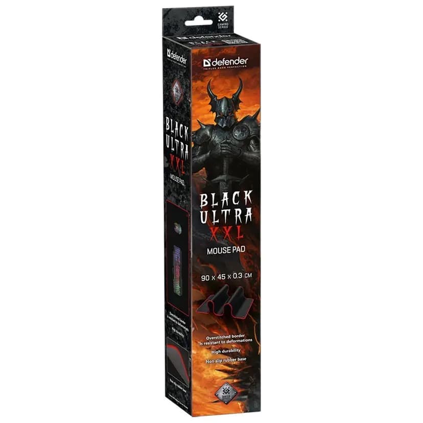 Коврик компьютерный - Defender Black Ultra XXL (900x450x3 мм) (black/red) 