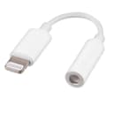 Адаптер Apple lightning - 3.5 jack - L01 (7 см) (white)  — фото 2
