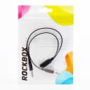 Адаптер 2x3.5 jack - 3.5 jack  (наушники папа+микрофон папа - совмещённый мама) - RockBox (21 см) (black)  — фото 1
