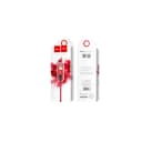 Кабель USB - Apple lightning - Hoco X14 Times Speed (100 см) (red/black)  — фото 1