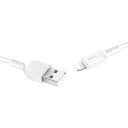 Кабель USB - Apple lightning - Hoco X20 Starlight Glare (100 см) (white)  — фото 2