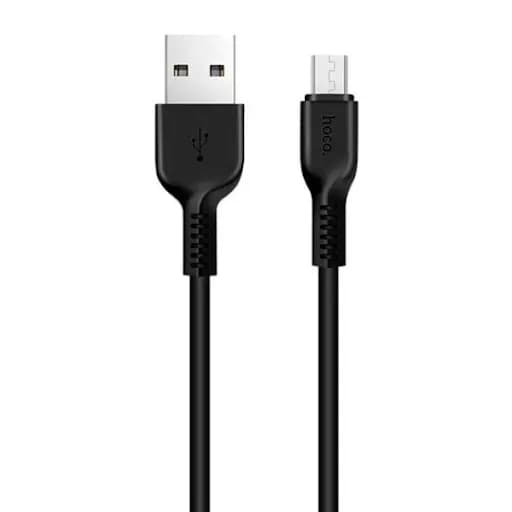 Кабель USB - Micro-USB - Hoco X20 Desert Camel (100 см) (black) — фото 2