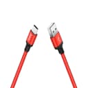 Кабель USB - Type-C - Hoco X14 Times Speed (100 см) (red/black)  — фото 2