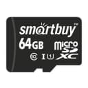 Флэш-накопитель MicroSD 64Gb без адаптера - Smartbuy (class 10) (black)  — фото 2