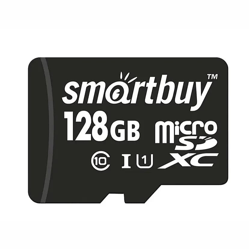 Флэш-накопитель MicroSD 128Gb без адаптера - Smartbuy (class 10) (black)  — фото 2