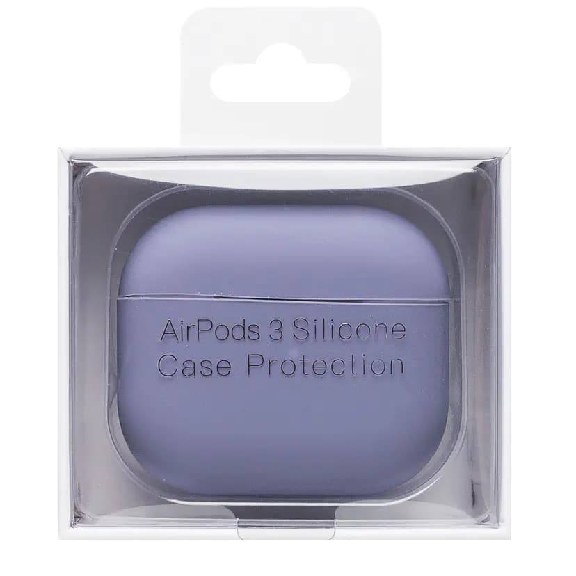 Чехол - Soft Touch для кейса Apple AirPods 3 (lavander grey)