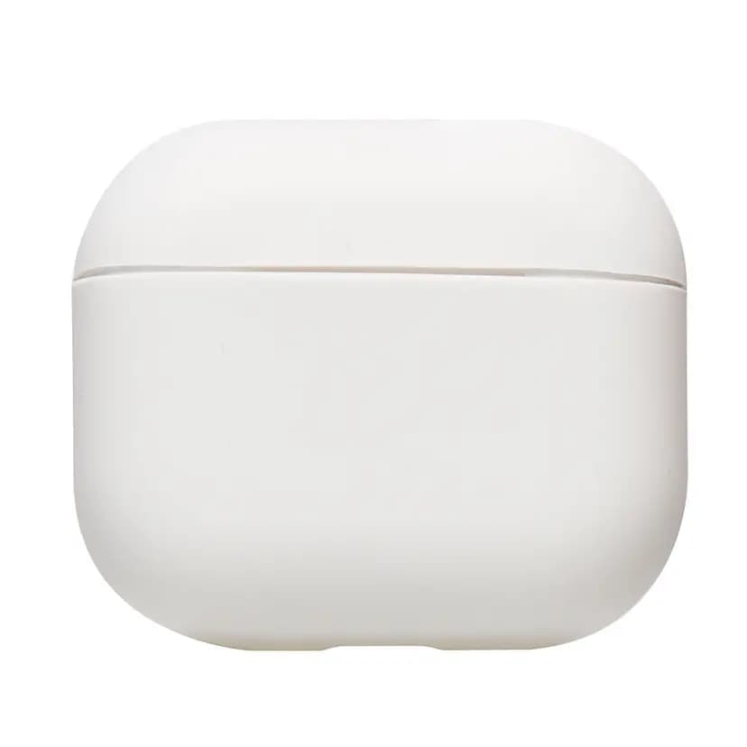 Чехол - Soft Touch для кейса Apple AirPods 3 (white)  — фото 2