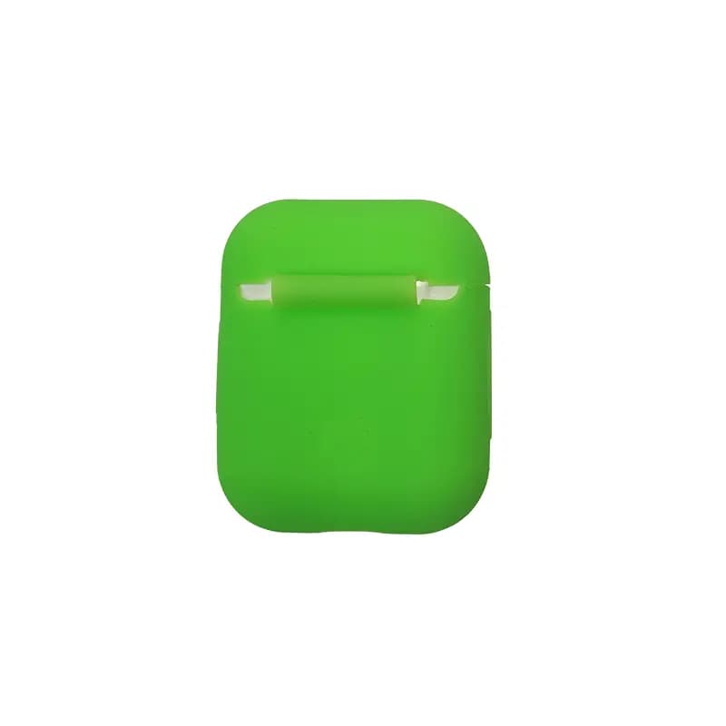 Чехол - Basic для кейса Apple AirPods (green)  — фото 2