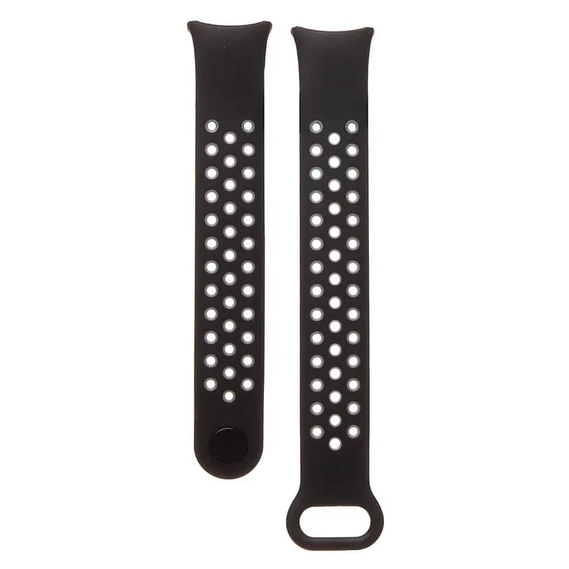 Ремешок на кнопке - WB07 Sport Band N для Xiaomi Smart Band 8/Smart Band 9 (black/grey)  — фото 2