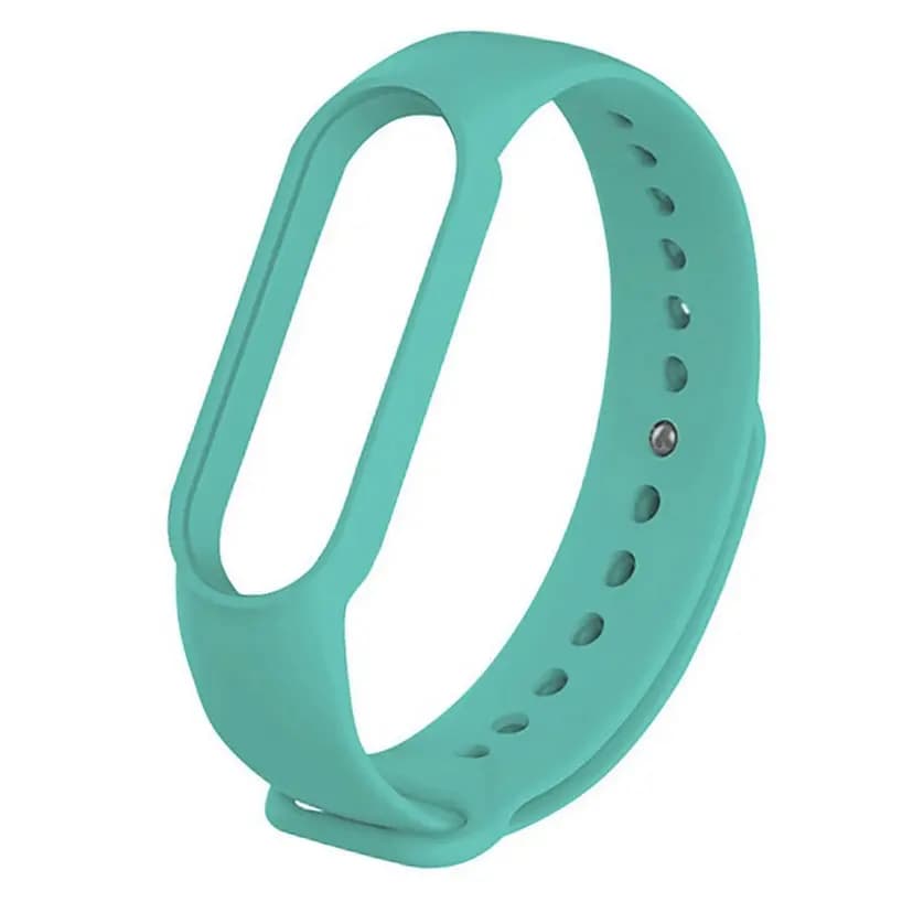 Ремешок на кнопке - WB13 Sport Band для Xiaomi Mi Band 5/Mi Band 6/Mi Band 7 (dark green) 
