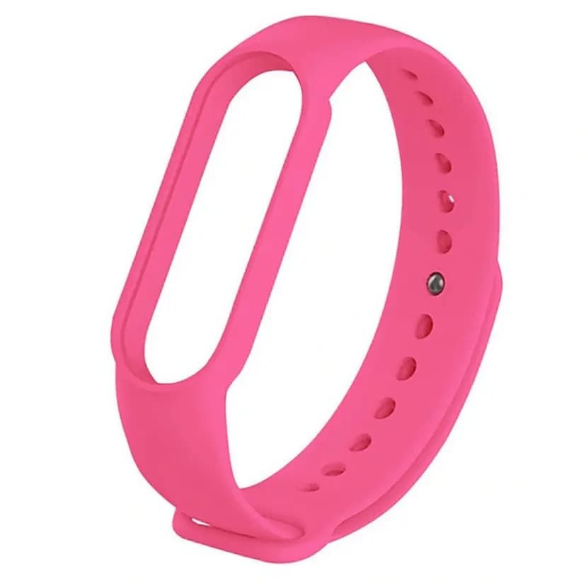 Ремешок на кнопке - WB13 Sport Band для Xiaomi Mi Band 5/Mi Band 6/Mi Band 7 (pink) 