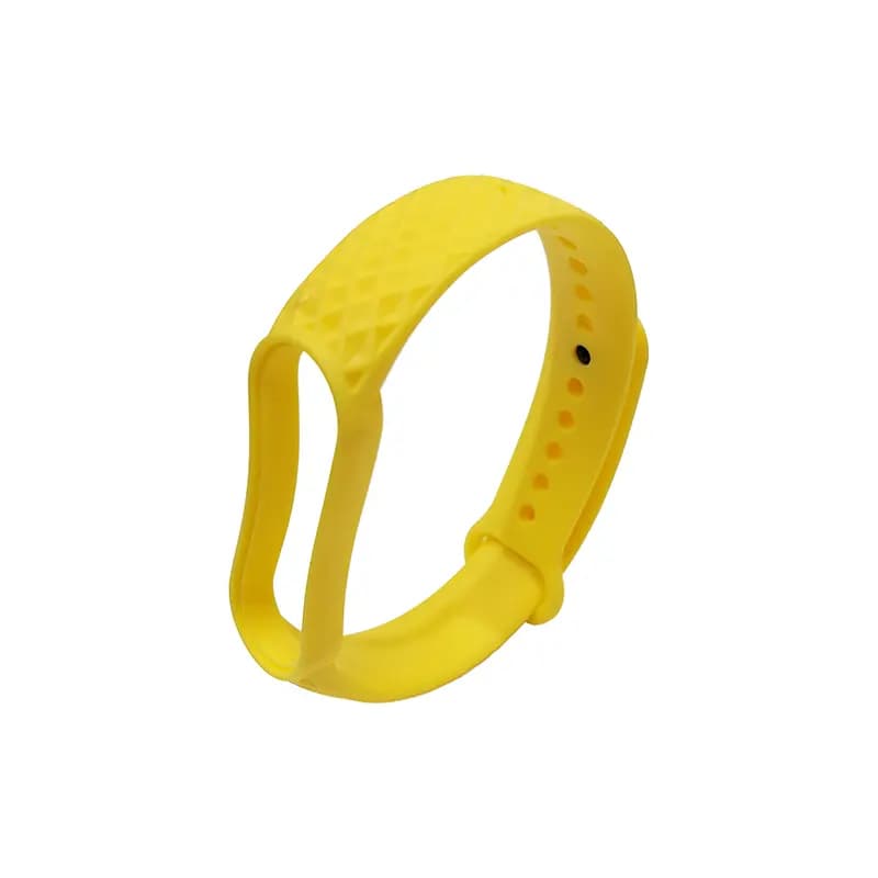 Ремешок на кнопке - Sport Band R для Xiaomi Mi Band 5/Mi Band 6/Mi Band 7 (yellow) 