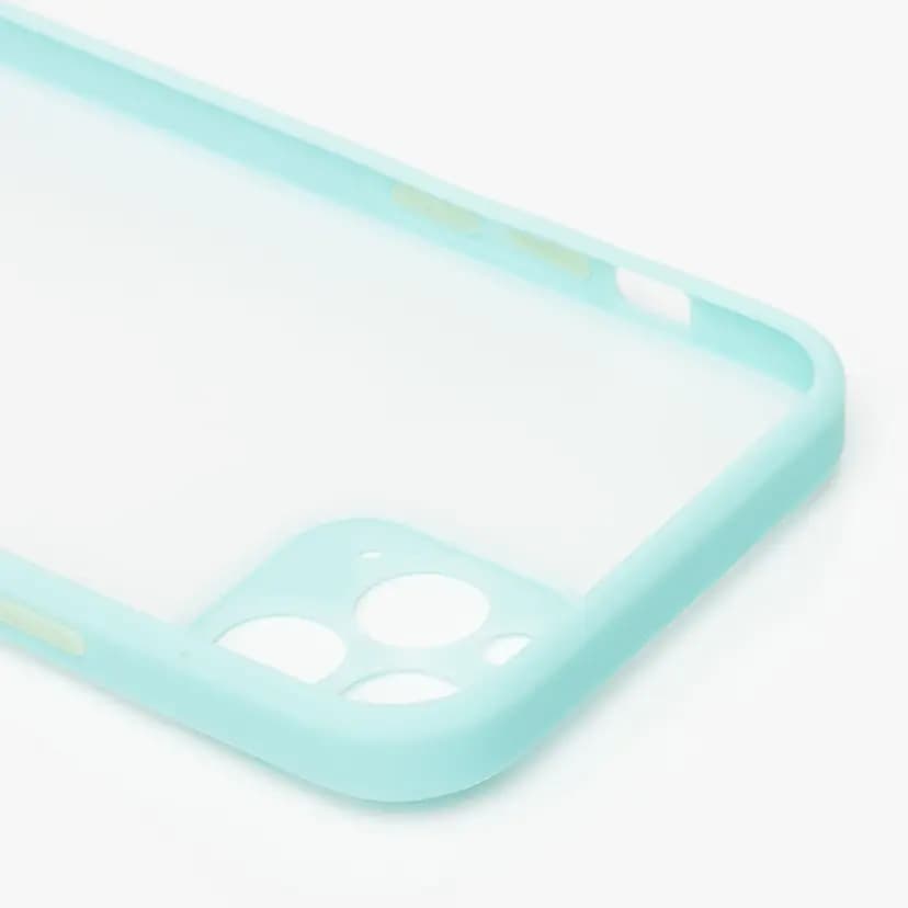 Чехол-накладка - PC041 для Apple iPhone 12 Pro Max (light blue/white)  — фото 2