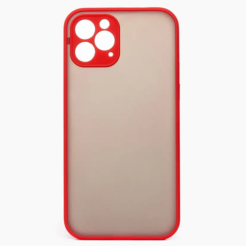 Чехол-накладка - PC041 для Apple iPhone 12 Pro Max (red/black) 