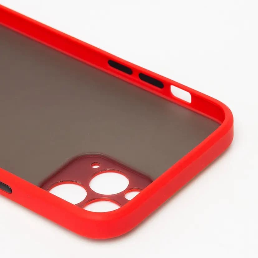 Чехол-накладка - PC041 для Apple iPhone 12 Pro Max (red/black)  — фото 2