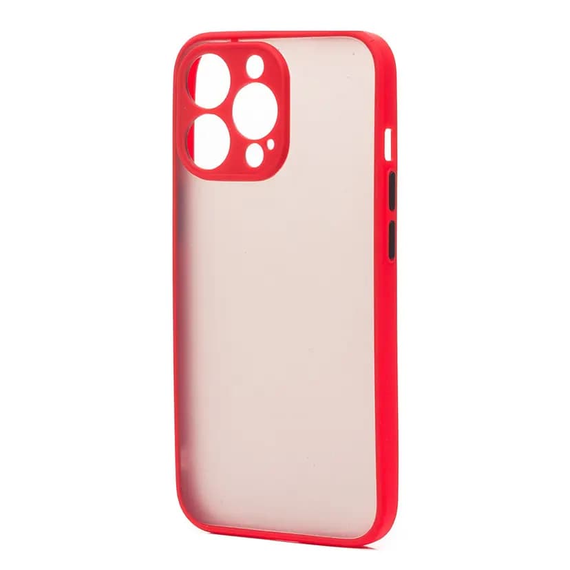 Чехол-накладка - PC041 для Apple iPhone 13 Pro Max (red/black) 