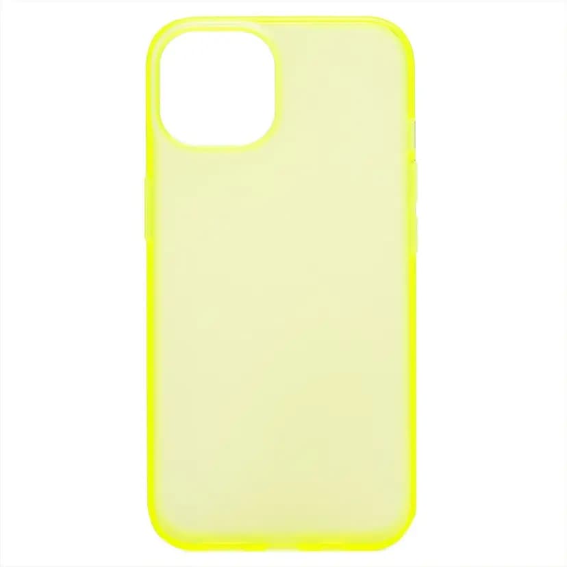 Чехол-накладка - PC079 для Apple iPhone 14 (yellow) 