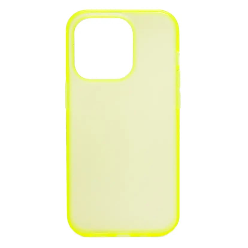 Чехол-накладка - PC079 для Apple iPhone 14 Pro (yellow) 
