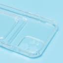 Чехол-накладка с картхолдером - SC276 для Apple iPhone 12  (transparent)  — фото 2