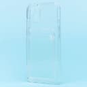 Чехол-накладка с картхолдером - SC276 для Apple iPhone 13 (transparent)  — фото 1