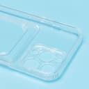 Чехол-накладка с картхолдером - SC276 для Apple iPhone 13 Pro (transparent)  — фото 2