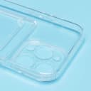 Чехол-накладка с картхолдером - SC276 для Apple iPhone 14 Pro (transparent)  — фото 2