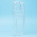 Чехол-накладка с картхолдером - SC276 для Apple iPhone 14 Pro Max (transparent)  — фото 2