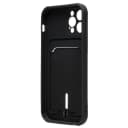 Чехол-накладка с картхолдером - SC304 для Apple iPhone 12 Pro (black)  — фото 2