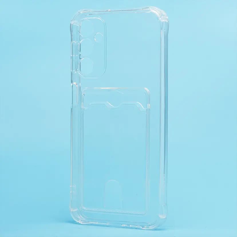 Чехол-накладка с картхолдером - SC276 для Samsung Galaxy A24 4G (transparent)