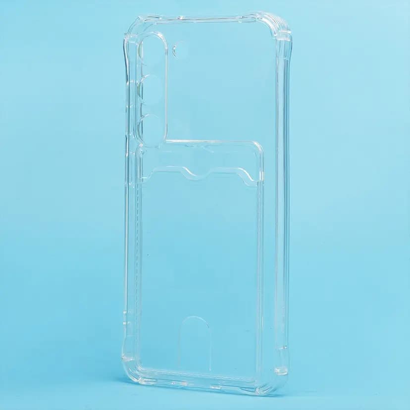 Чехол-накладка с картхолдером - SC276 для Samsung Galaxy S23 (transparent) 