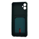 Чехол-накладка с картхолдером - SC304 для Samsung Galaxy A05 (dark green)  — фото 2