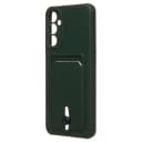 Чехол-накладка с картхолдером - SC304 для Samsung Galaxy A05s (dark green)  — фото 1