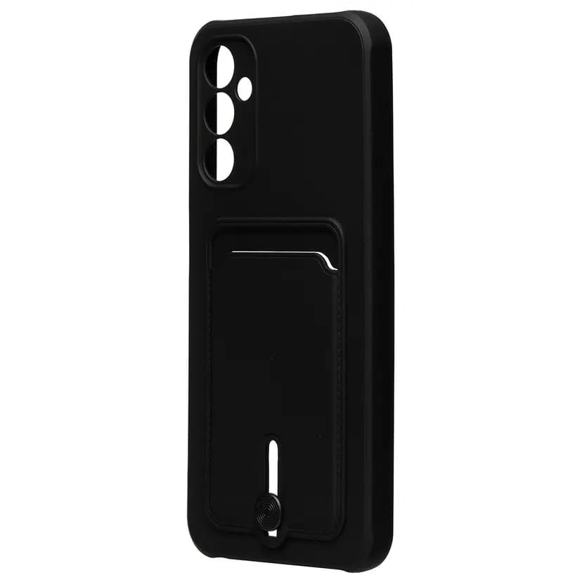Чехол-накладка с картхолдером - SC304 для Samsung Galaxy A14 4G/5G (black)