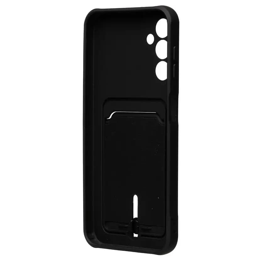 Чехол-накладка с картхолдером - SC304 для Samsung Galaxy A14 4G/5G (black) — фото 2