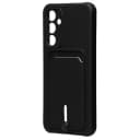 Чехол-накладка с картхолдером - SC304 для Samsung Galaxy A54 (black)  — фото 1