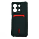 Чехол-накладка с картхолдером - SC304 для Redmi Note 13 5G (dark green)  — фото 1