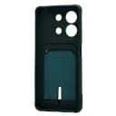 Чехол-накладка с картхолдером - SC304 для Redmi Note 13 5G (dark green)  — фото 2