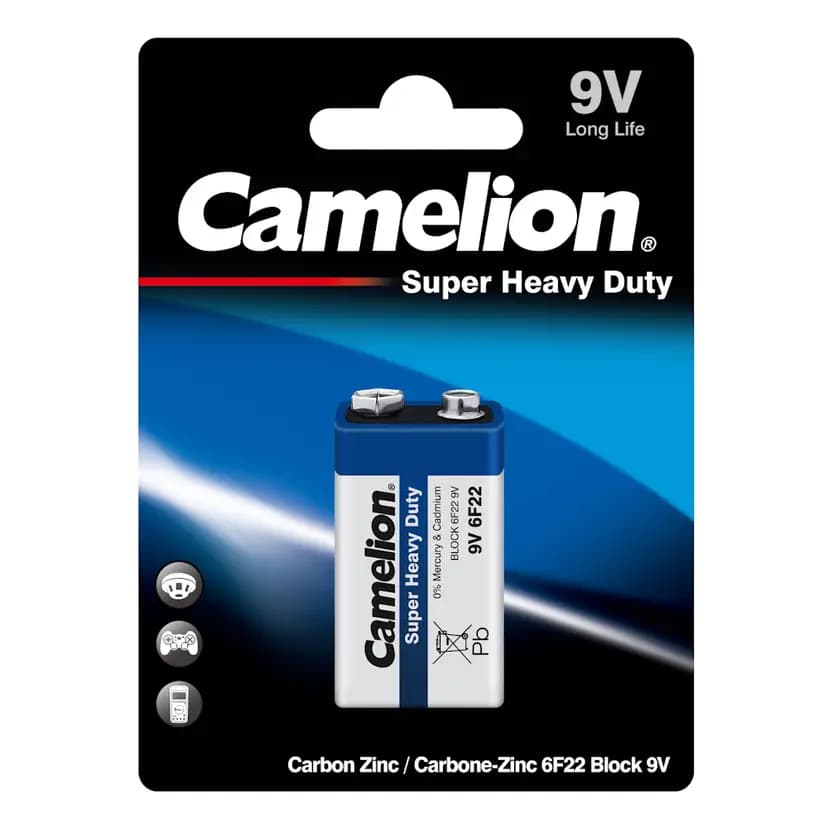 Батарея - Camelion Blue 6F22/6LR61/6LF22 (крона) 