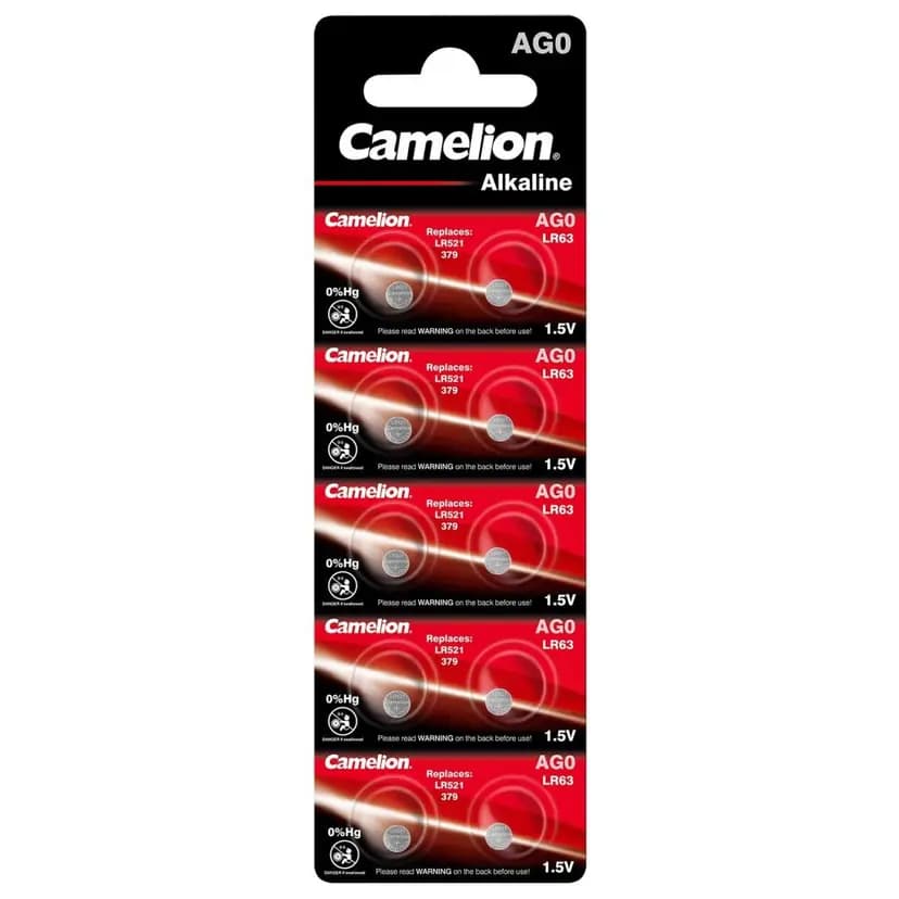 Батарея - Camelion AG0/LR521/SR521SW (1 шт) 