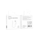 Адаптер Apple lightning - 3.5 jack - Hoco LS34 Digital Audio Converter (11 см) (white)  — фото 1
