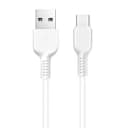 Кабель USB - Type-C - Hoco X20 Snow Storm (200 см) (white)  — фото 2