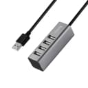 Хаб USB - 4 USB - Hoco HB1 (80 см) (tarnish)  — фото 2