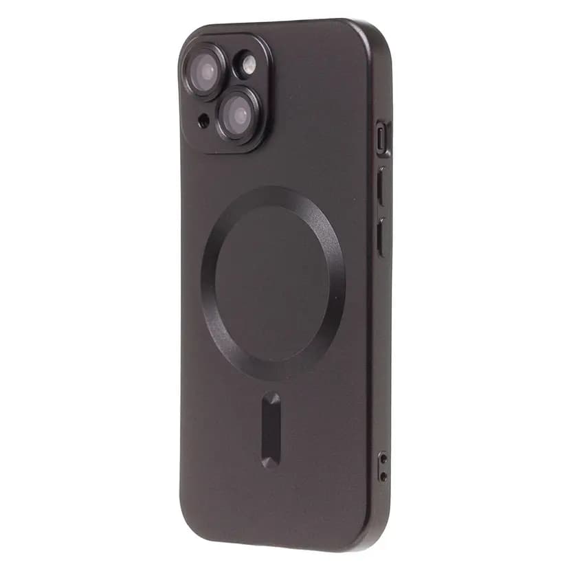 Чехол-накладка - SM020 Matte SafeMag для Apple iPhone 15 (black) 