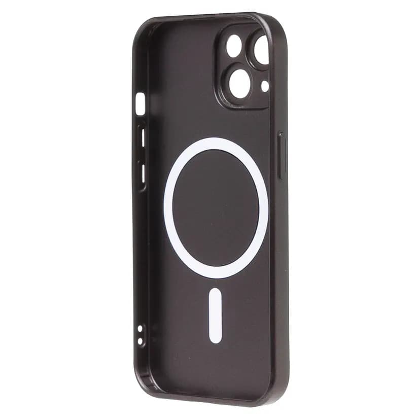 Чехол-накладка - SM020 Matte SafeMag для Apple iPhone 15 (black)  — фото 2