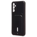 Чехол-накладка с картхолдером - SC304 для Samsung Galaxy A24 4G (black)  — фото 1