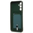 Чехол-накладка с картхолдером - SC304 для Samsung Galaxy A24 4G (dark green)  — фото 2