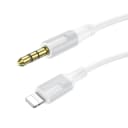 Кабель Apple lightning - 3.5 jack - Borofone BL19 Creator (100 см) (white)  — фото 2