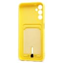 Чехол-накладка с картхолдером - SC304 для Samsung Galaxy A14 4G/5G (yellow)  — фото 2